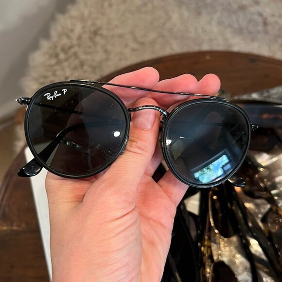 Ray-Ban Round Double Bridge Sunglasses - Picture 1 of 2